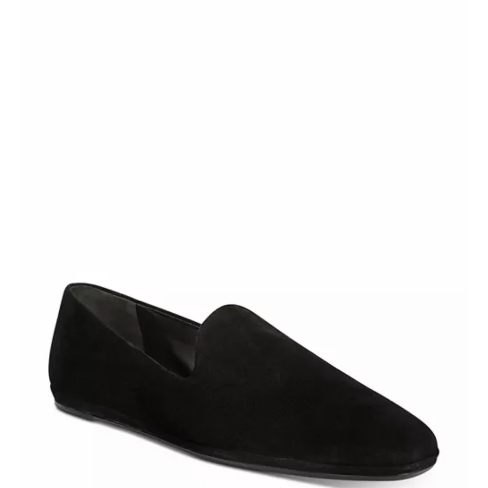 Vince Paz Slip On Black Suede Leather Loafers size 7.5
